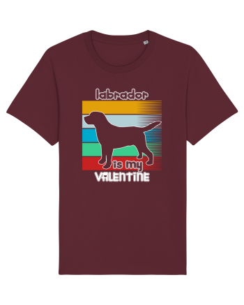 Labrador Is My Valentine Burgundy
