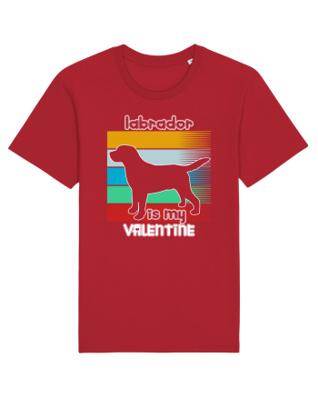 Labrador Is My Valentine Red