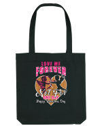 Love Me Forever Not For One Day / pentru cupluri Sacoșă textilă