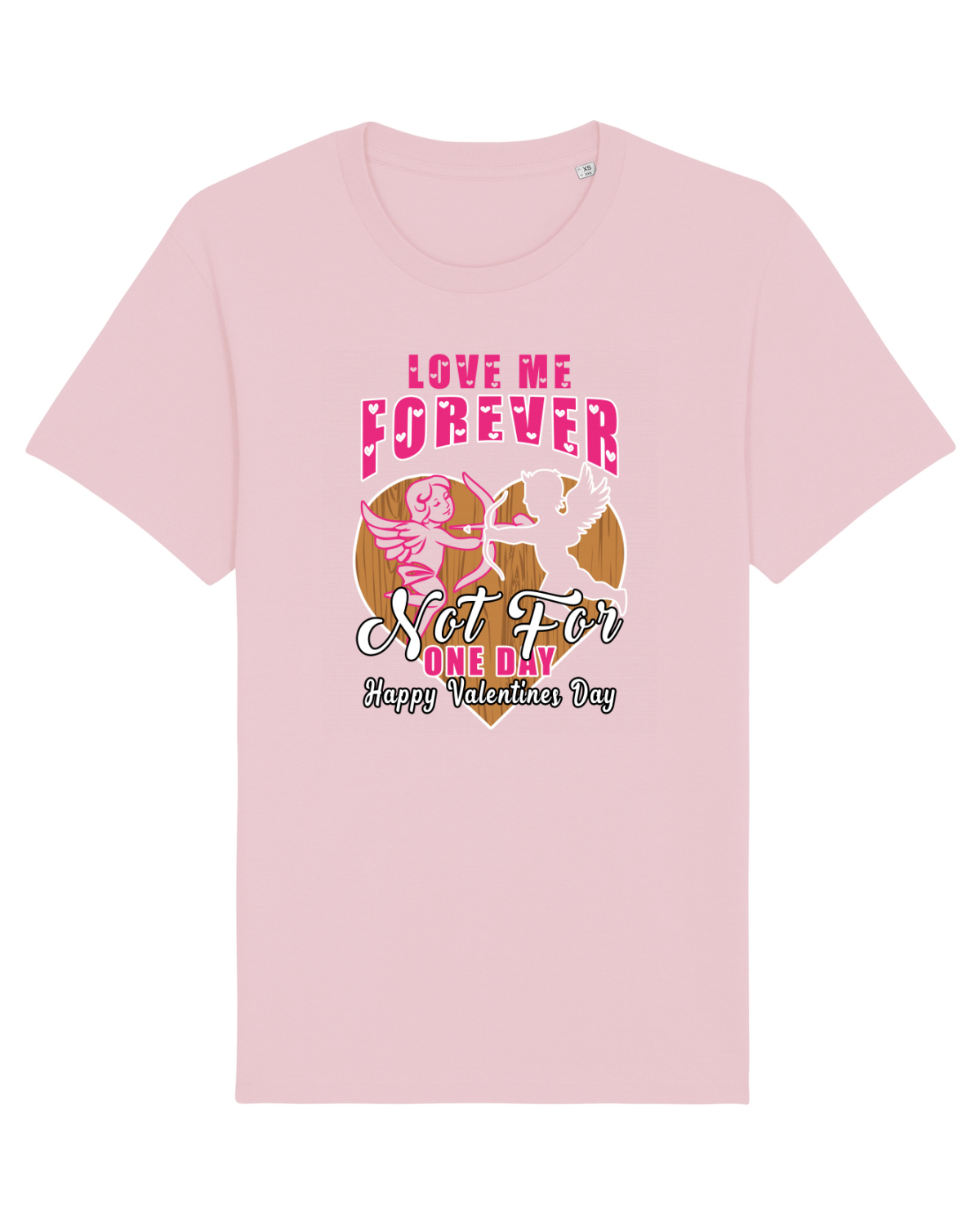 Tricou mânecă scurtă Unisex Rocker Cotton Pink