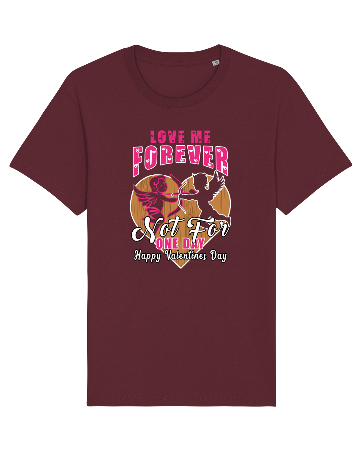 Tricou mânecă scurtă Unisex Rocker Burgundy