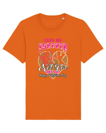 Love Me Forever Not For One Day / pentru cupluri Bright Orange