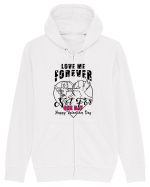 Love Me Forever Not For One Day / pentru cupluri Hanorac cu fermoar Unisex Connector