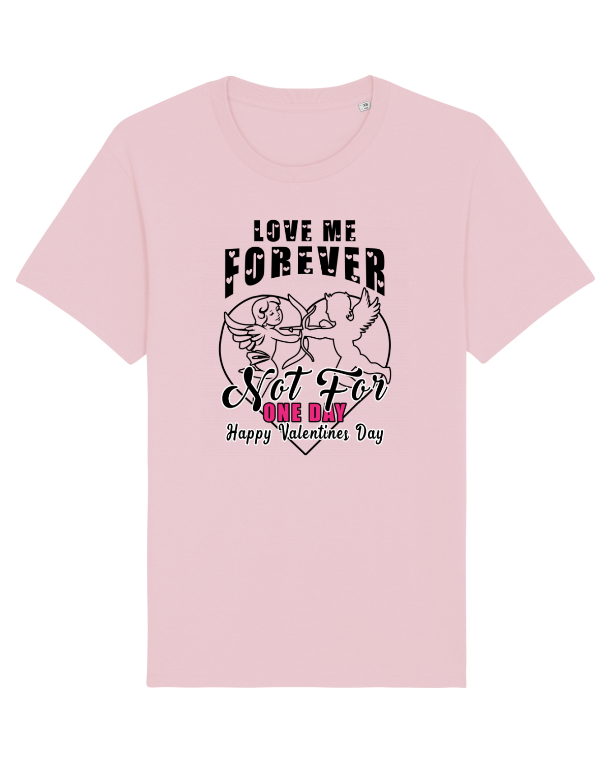Tricou mânecă scurtă Unisex Rocker Cotton Pink