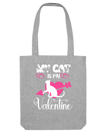 My Cat Is My Valentine Heather Grey