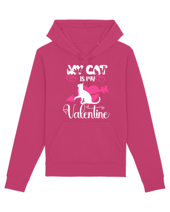 My Cat Is My Valentine Raspberry
