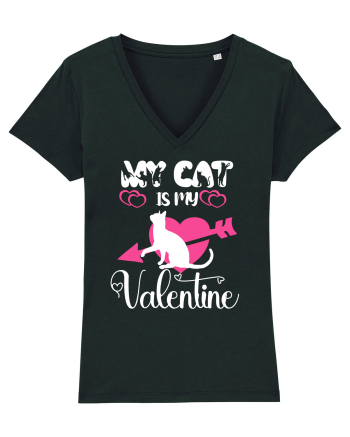 My Cat Is My Valentine Black