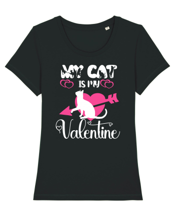 My Cat Is My Valentine Black
