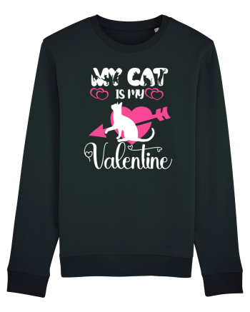 My Cat Is My Valentine Black