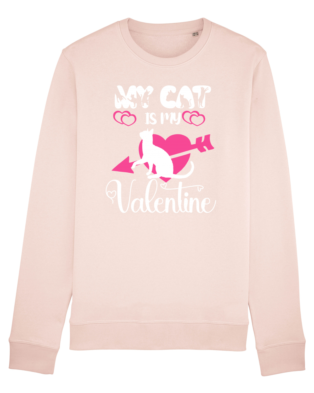 Bluză mânecă lungă Unisex Rise Candy Pink