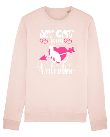 My Cat Is My Valentine Candy Pink