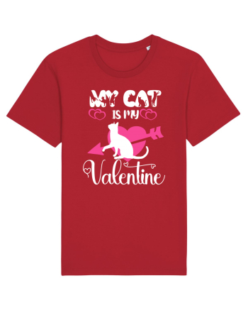 My Cat Is My Valentine Red