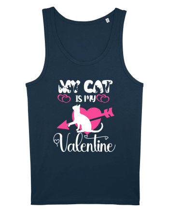 My Cat Is My Valentine Navy