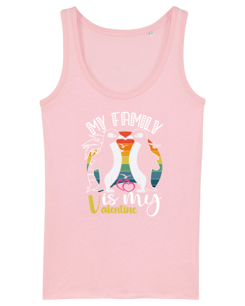 My Family Is My Valentine Cotton Pink