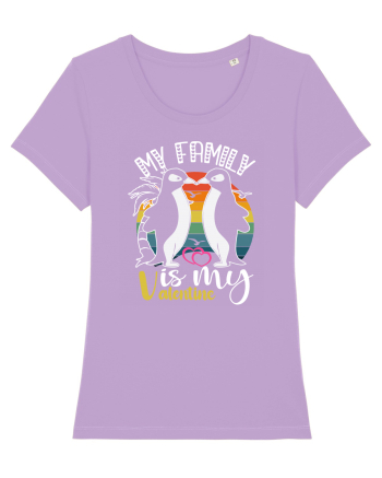My Family Is My Valentine Lavender Dawn