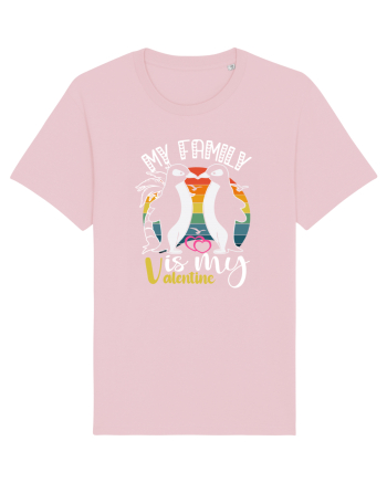 My Family Is My Valentine Cotton Pink