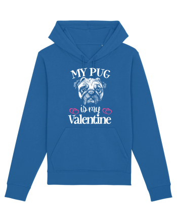 My Pug Is My Valentine Royal Blue
