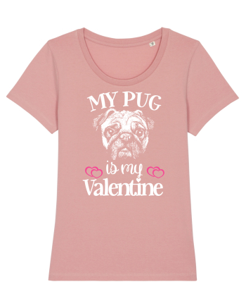 My Pug Is My Valentine Canyon Pink