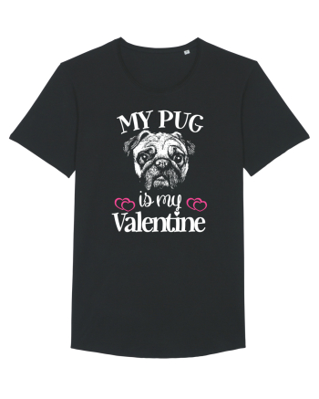 My Pug Is My Valentine Black