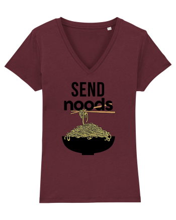 Send Noods Burgundy