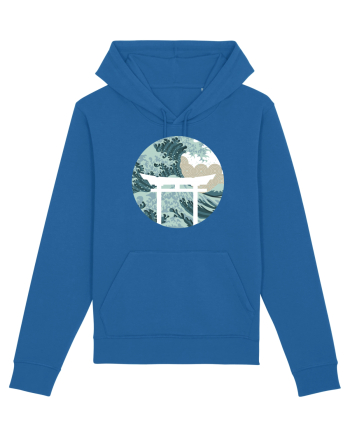 Japanese art Royal Blue