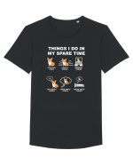 CORGI Tricou mânecă scurtă guler larg Bărbat Skater