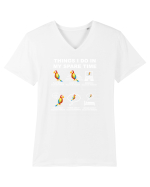 PARROTS Tricou mânecă scurtă guler V Bărbat Presenter