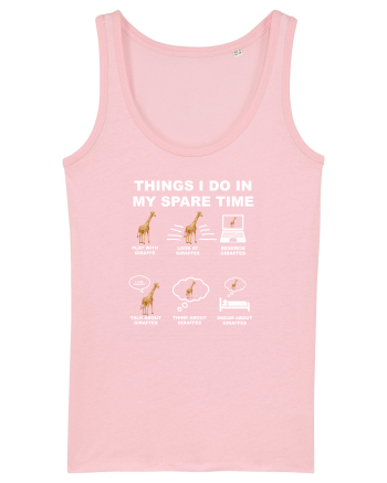 GIRAFFES Cotton Pink