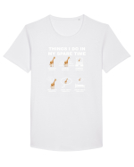 GIRAFFES Tricou mânecă scurtă guler larg Bărbat Skater