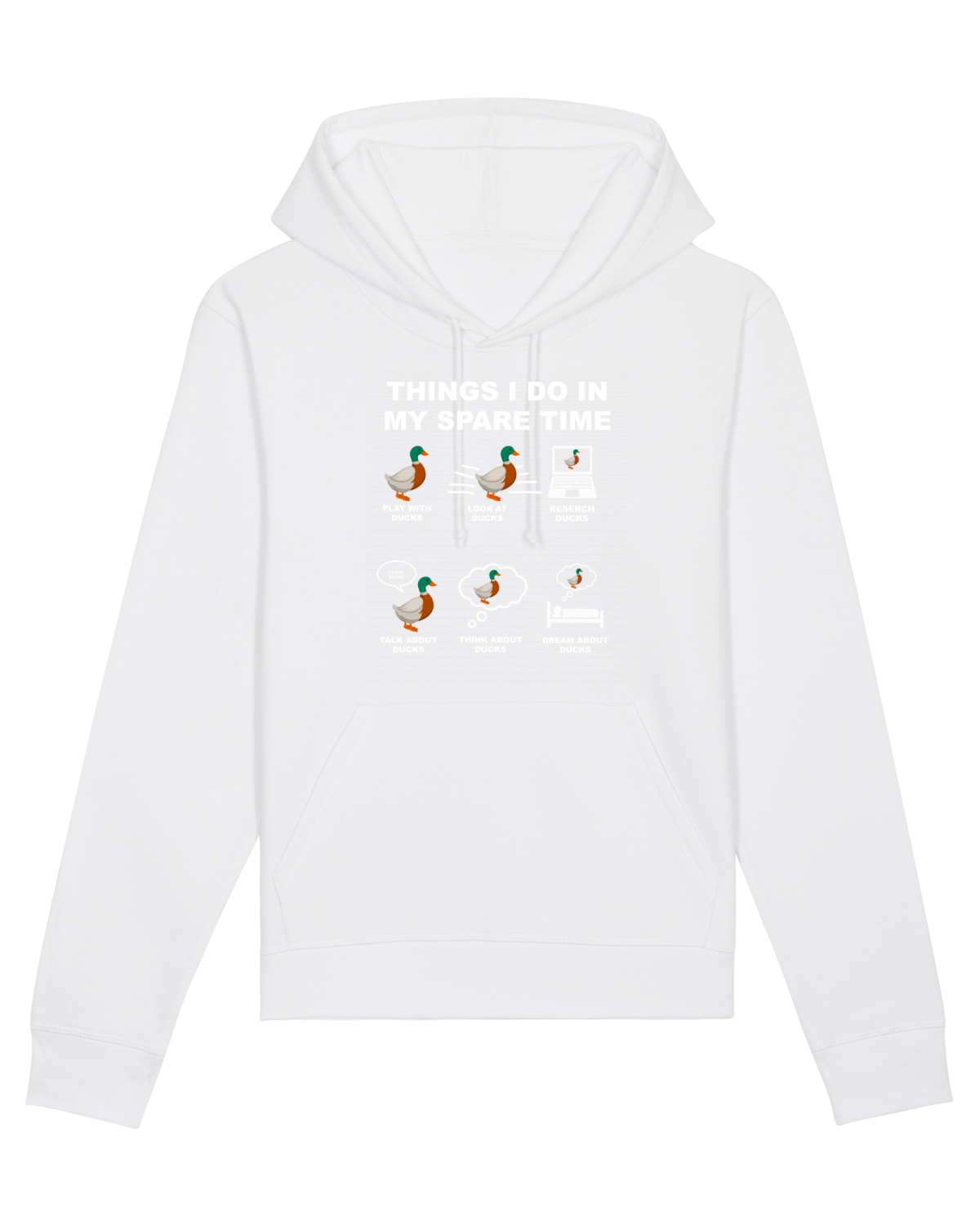 Hanorac Unisex Drummer White