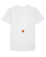 CHICKEN Tricou mânecă scurtă guler larg Bărbat Skater