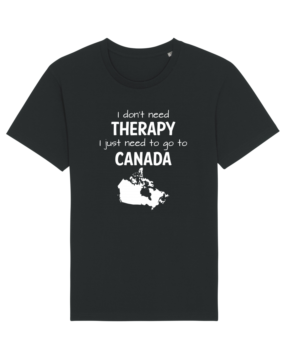 Tricou mânecă scurtă Unisex Rocker Black