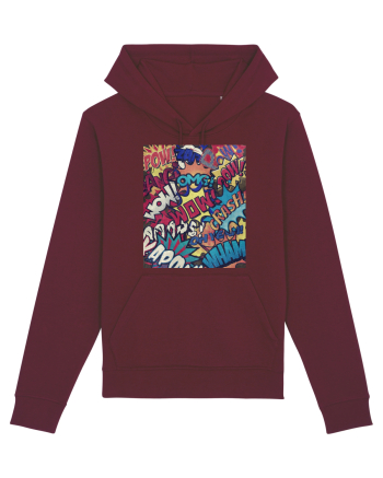 Pop Art  Burgundy