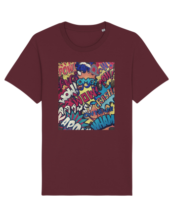 Pop Art  Burgundy
