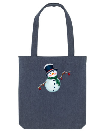 The Cute Snowman Midnight Blue