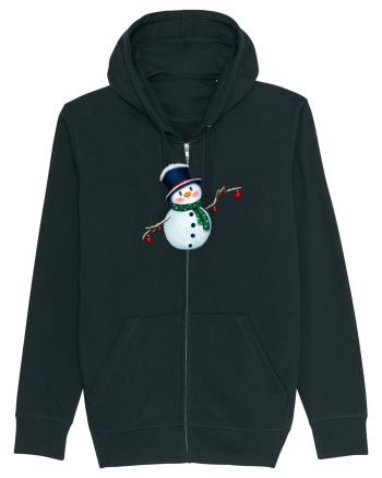 The Cute Snowman Black