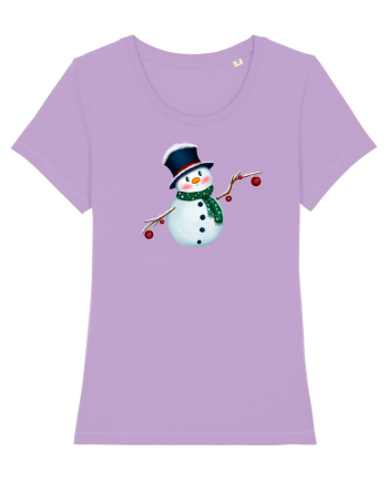The Cute Snowman Lavender Dawn
