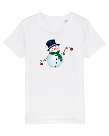 The Cute Snowman White