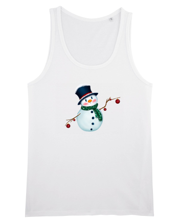 The Cute Snowman White