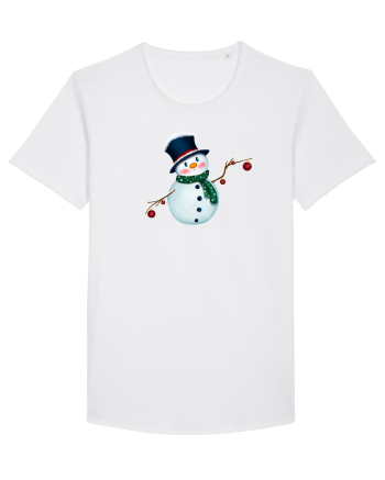 The Cute Snowman White