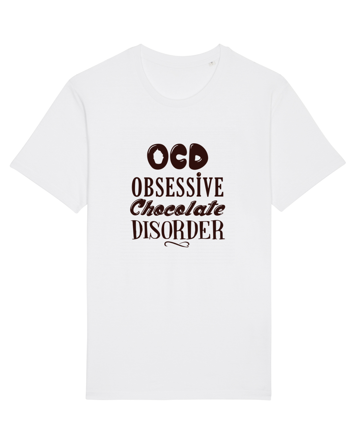 Tricou mânecă scurtă Unisex Rocker White