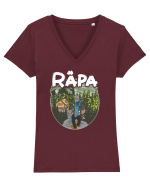 Râpa Tricou mânecă scurtă guler V Damă Evoker