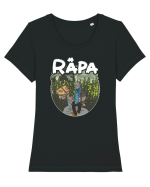 Râpa Tricou mânecă scurtă guler larg fitted Damă Expresser