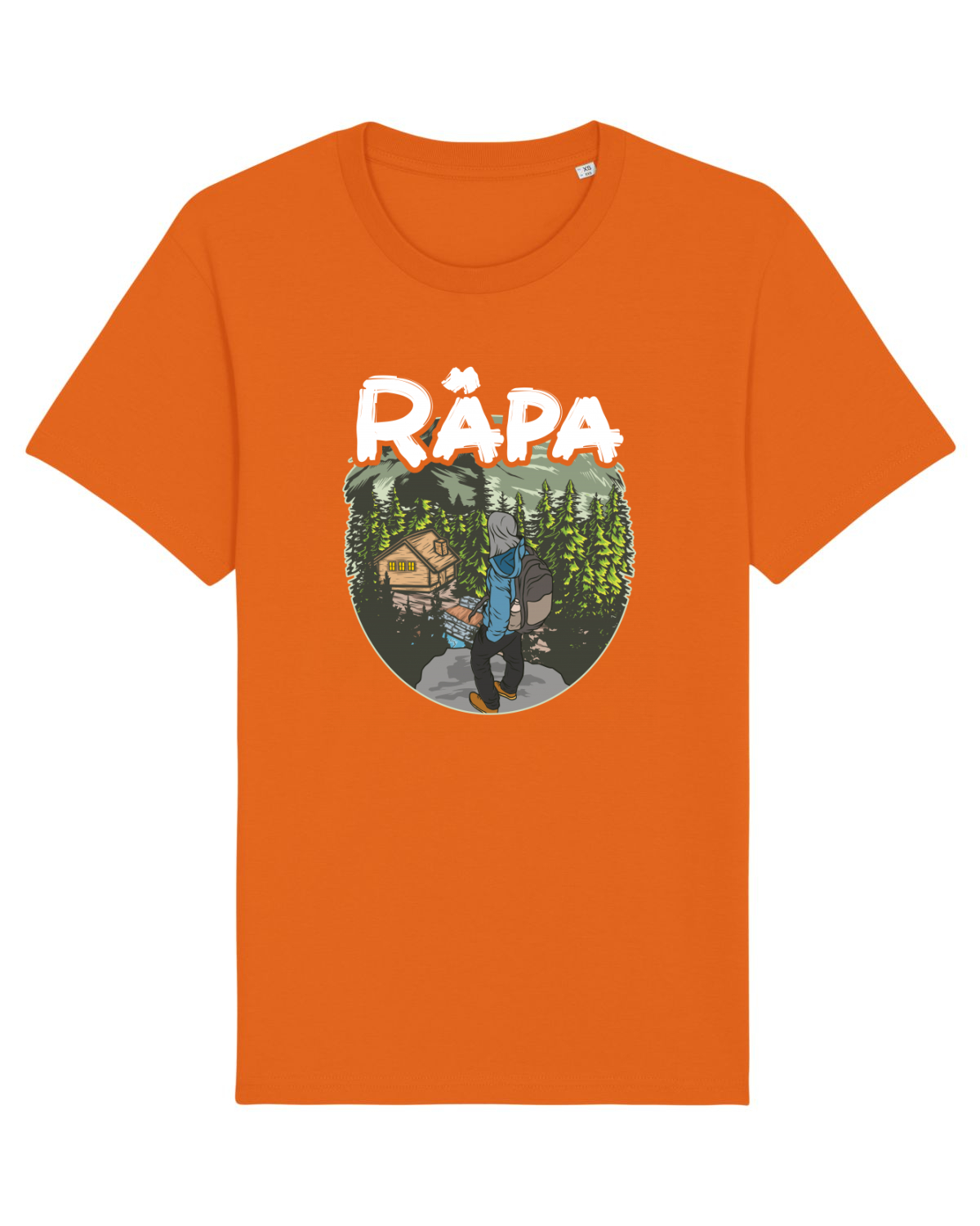 Tricou mânecă scurtă Unisex Rocker Bright Orange