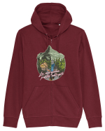 La marginea pantei abrupte Hanorac cu fermoar Unisex Connector