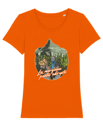 La marginea pantei abrupte Bright Orange