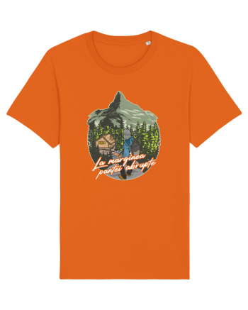 La marginea pantei abrupte Bright Orange