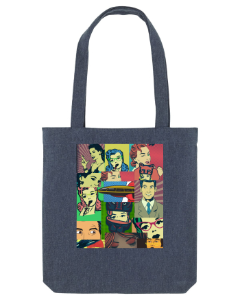 Pop Art  Midnight Blue