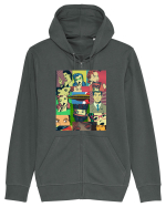Pop Art  Hanorac cu fermoar Unisex Connector