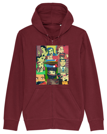 Pop Art  Burgundy